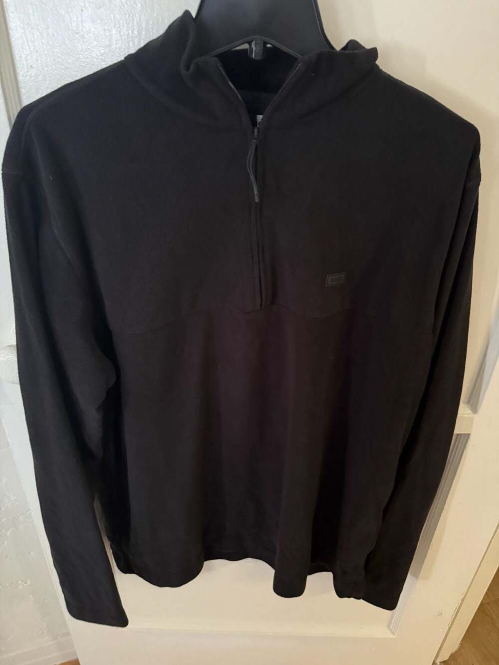 Rains Addis Fleece Half-Zip Pullover Black